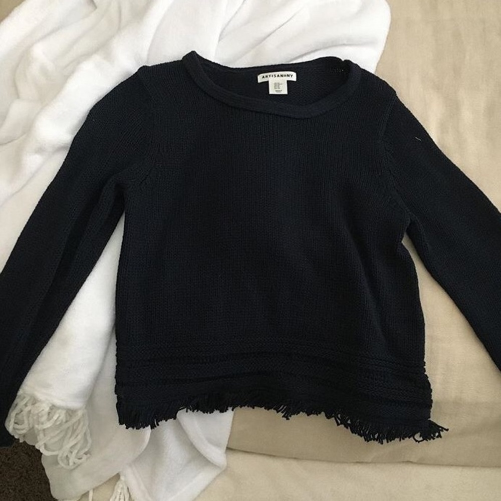 Blue sweater xs